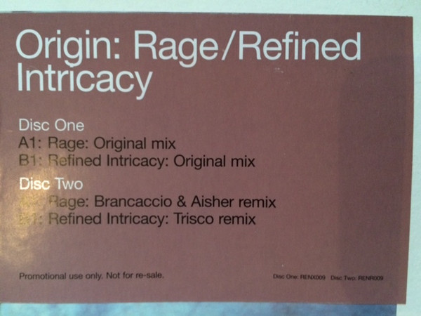 Rage / Refined Intricacy