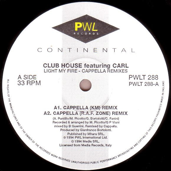 Light My Fire (The Cappella Remixes)