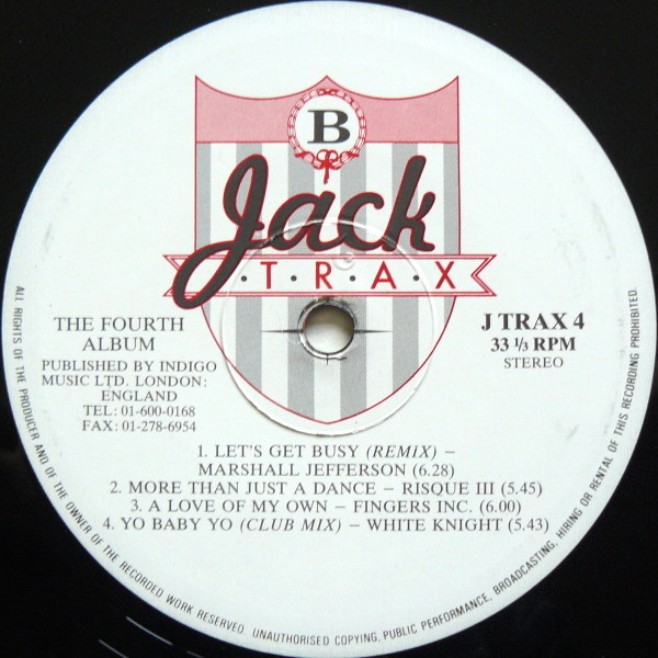 Jack Trax (The Fourth Album)