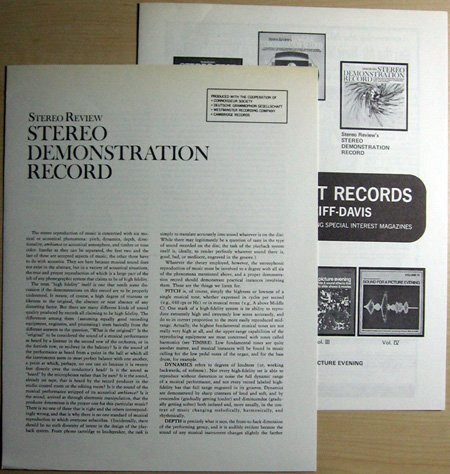 Stereo Review's Stereo Demonstration Record