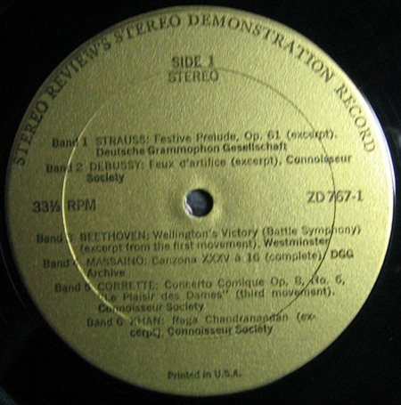Stereo Review's Stereo Demonstration Record