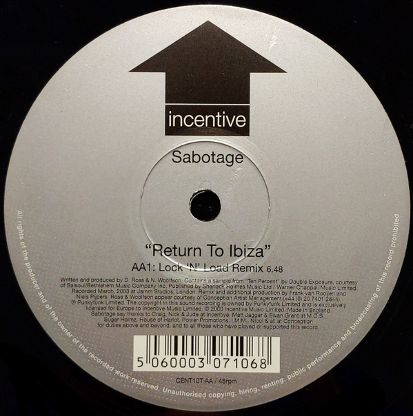 Return To Ibiza (Original Mix & Lock 'N' Load Remix)